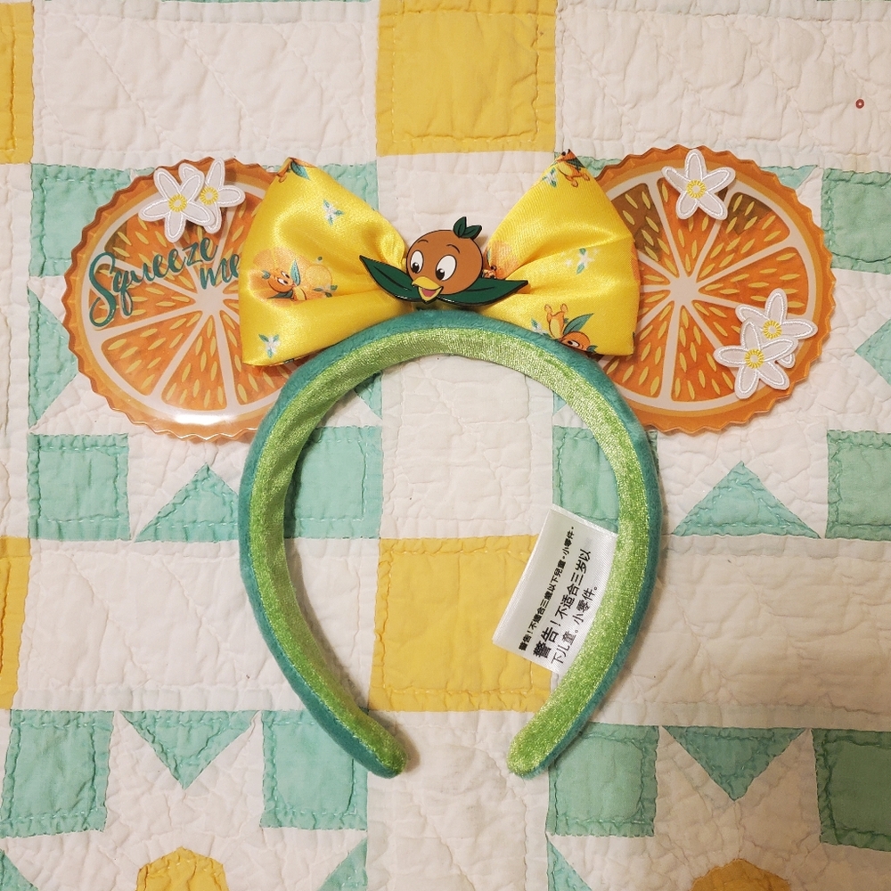 Orange Bird Flower & Garden Ears
